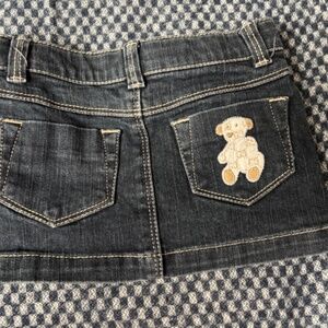 Gucci Infant Denim Skirt w/ Bear Logo (9-12M) – Excellent Condition